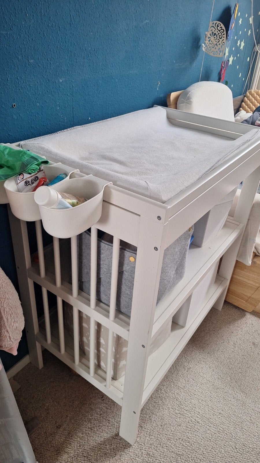 Witte commode Gulliver IKEA, Ophalen, 50 tot 70 cm, Zo goed als nieuw, 75 tot 100 cm