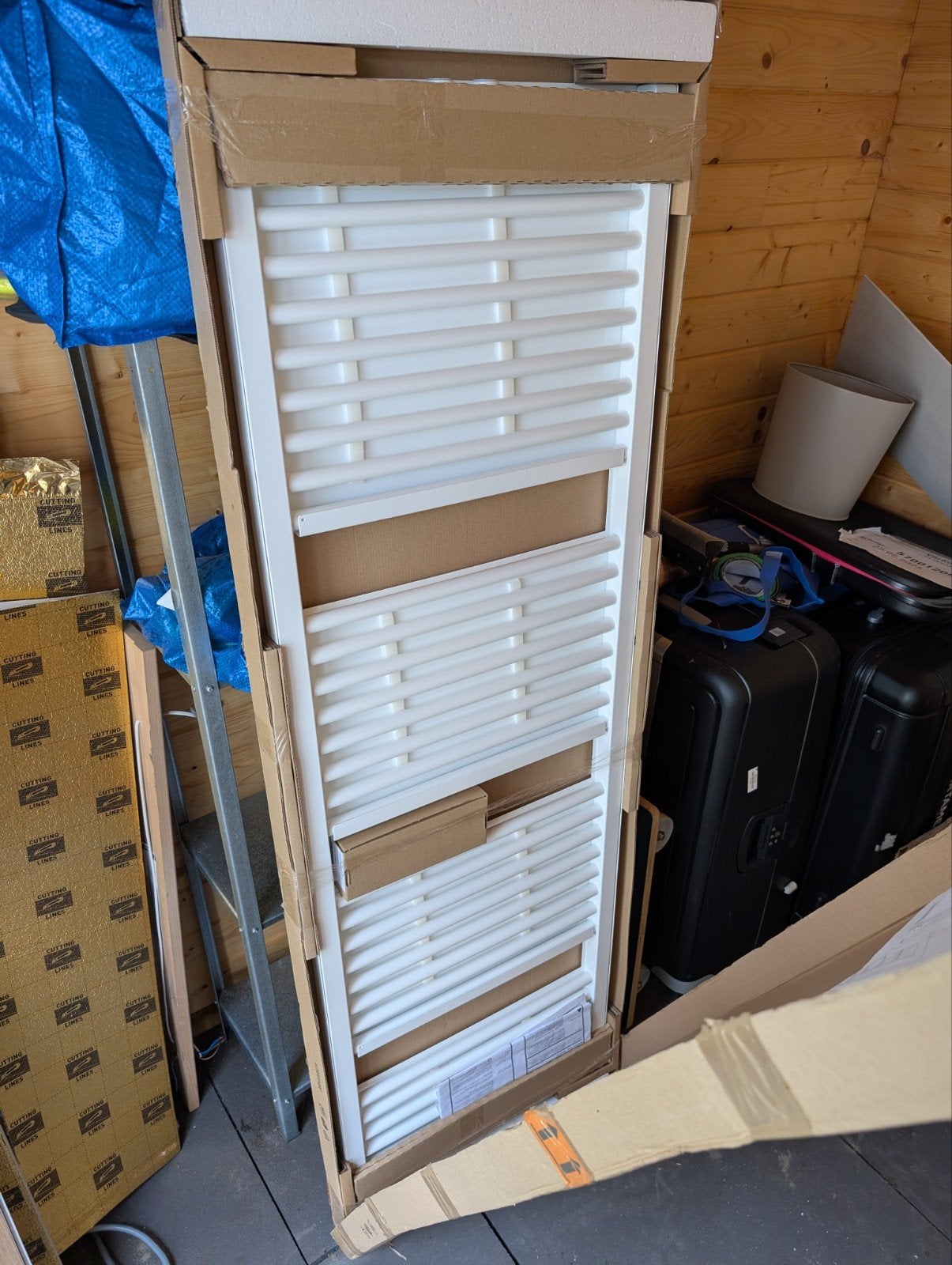 Schulte Designradiator Turin 154,3x50,5 cm wit - Nieuw!, Doe-het-zelf en Verbouw, Ophalen, Radiator, Nieuw, Minder dan 60 cm
