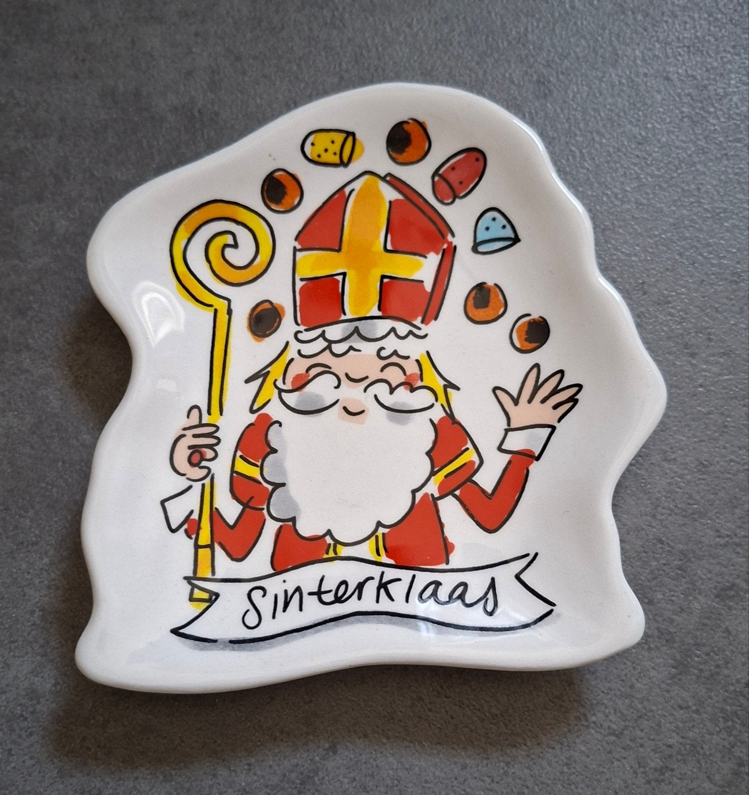 3d schaaltje Sinterklaas Blond Amsterdam, Ophalen of Verzenden, Aardewerk, Blond Amsterdam, Schaal of Schalen