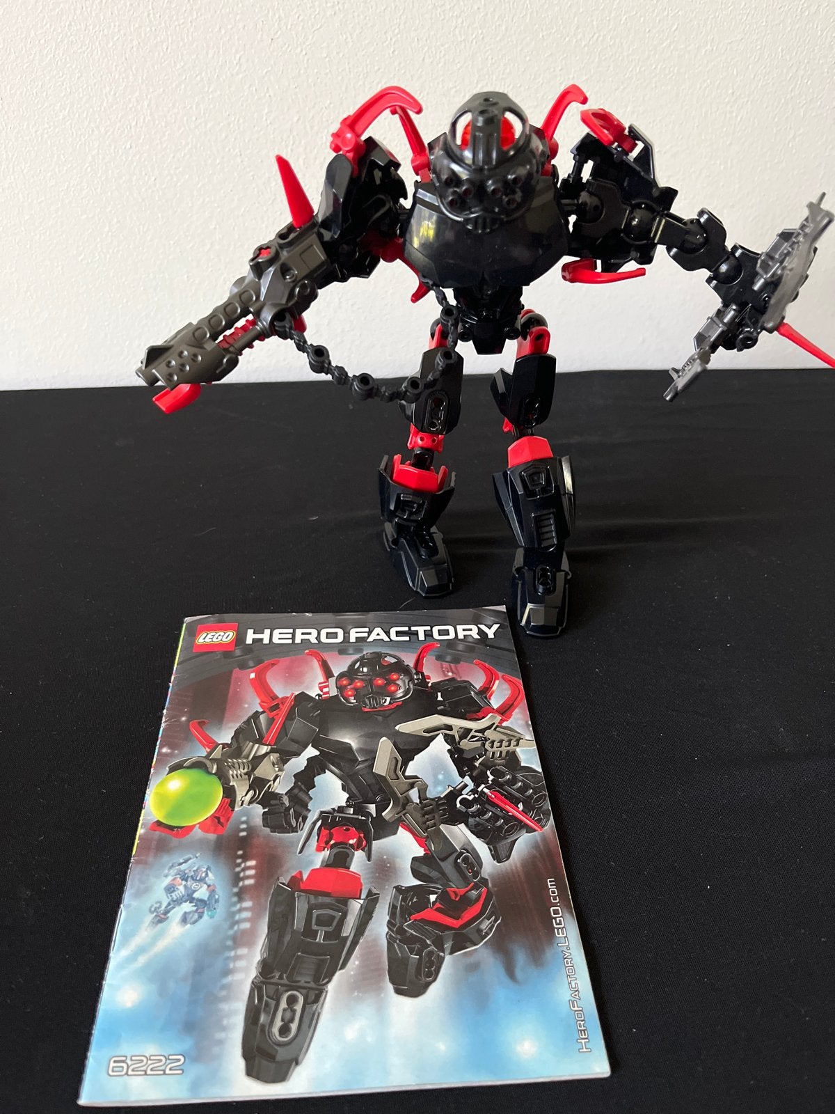 Lego Hero Factory 6222 Von Nebula met boekje, Ophalen of Verzenden, Zo goed als nieuw, Lego