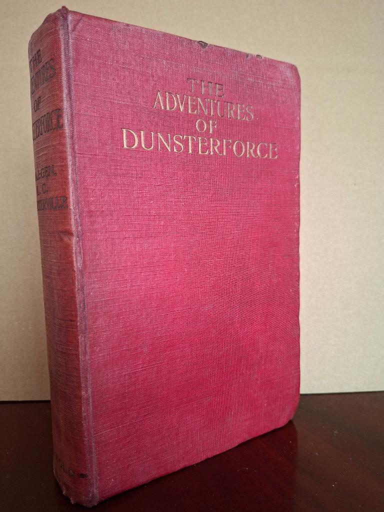 THE ADVENTURES OF DUNSTERFORCE, Boeken, Oorlog en Militair, Gelezen, Verzenden, Voor 1940, Overige onderwerpen