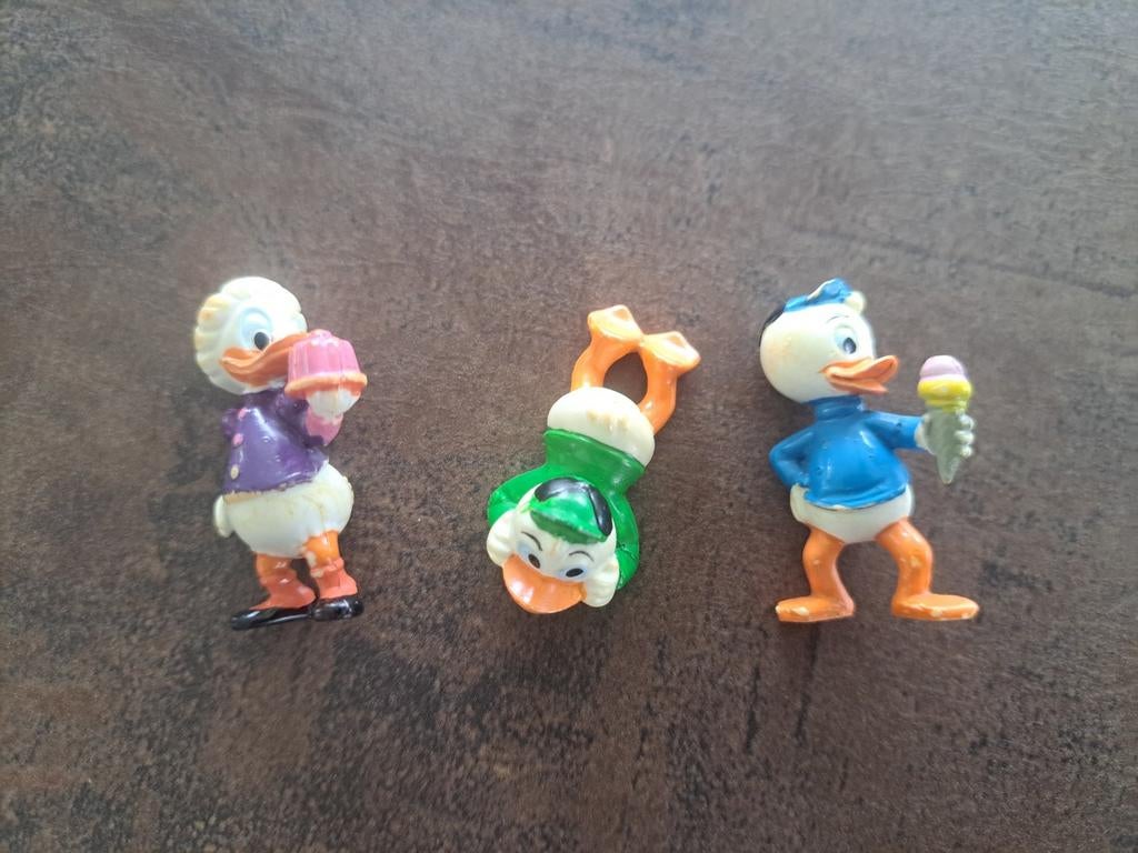 Donald Duck Verrassing Ei Figuren - Ferrero Kinderserie, Ophalen of Verzenden, Gebruikt, Hardplasticfiguren