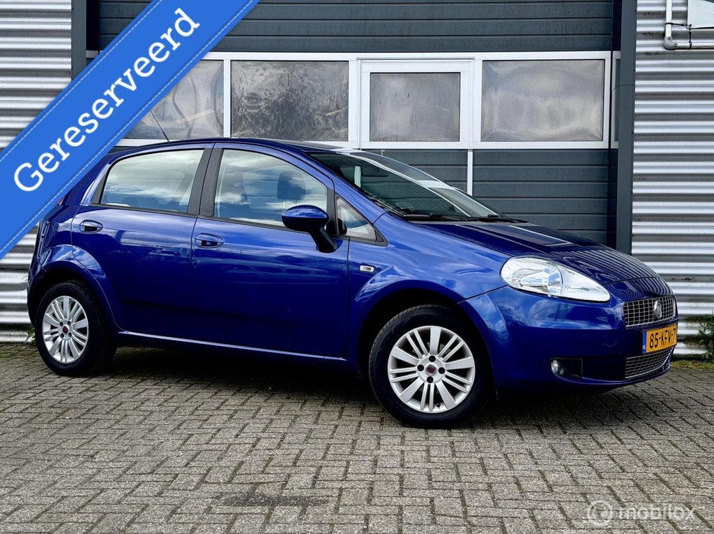 Fiat Grande Punto 1.4 2009 5D|Clima|15 Inch|Nwe Distributie|, Auto's, Fiat, Voorwielaandrijving, Stof, Zwart, 4 cilinders