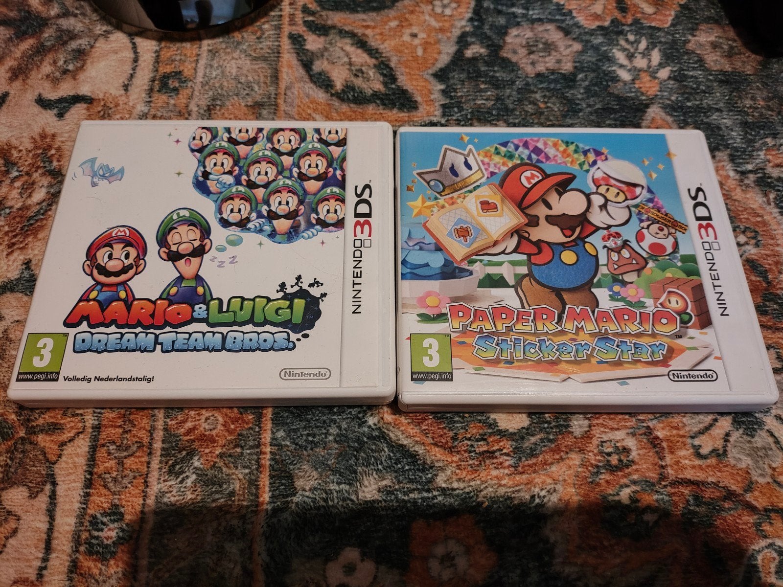 2 Nintendo 3DS games: Mario & Luigi en Paper Mario, Gebruikt, 1 speler, Ophalen of Verzenden, Role Playing Game (Rpg)