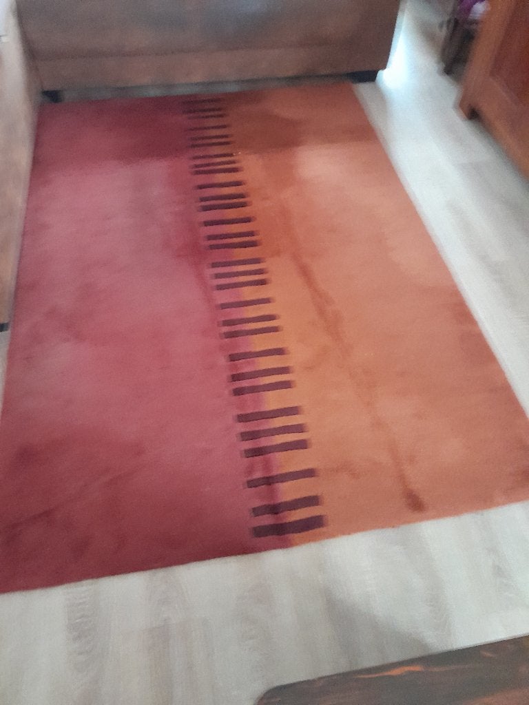 Vloerkleed, Ophalen, Gebruikt, 100 tot 150 cm, Rood