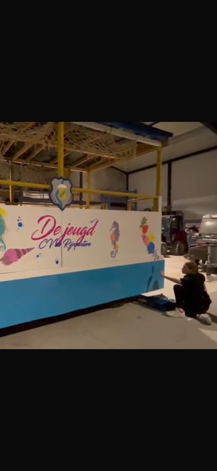 Visnet decoratie, Ophalen, Gebruikt