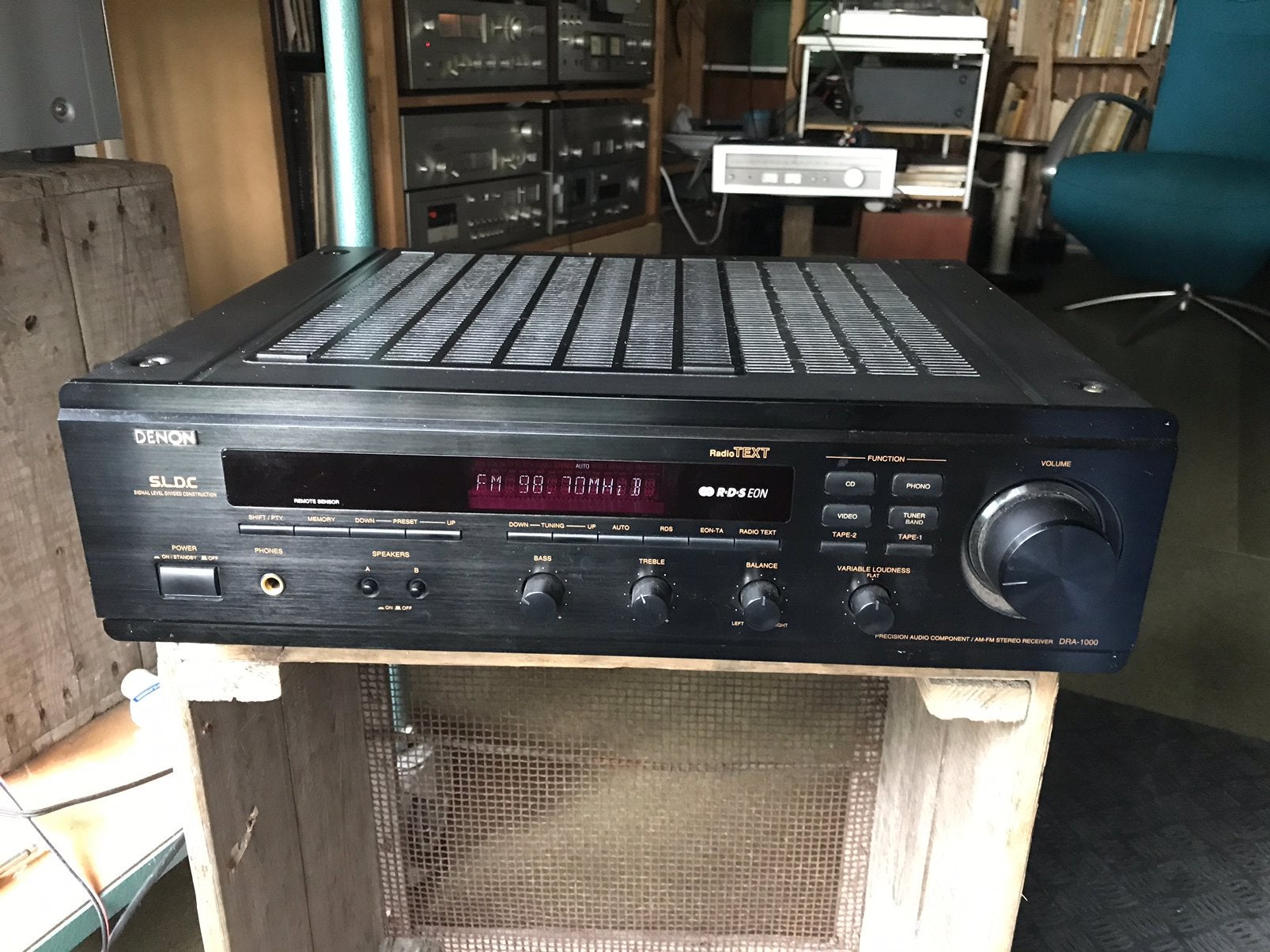 Denon reciever DRA-1000, Ophalen, Gebruikt, 60 tot 120 watt, Denon