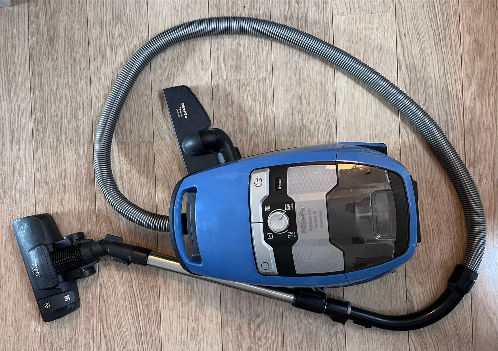 Miele Blizzard CX1 Parquet PowerLine Stofzuiger, Ophalen, Gebruikt, Regelbare zuigkracht, Miele