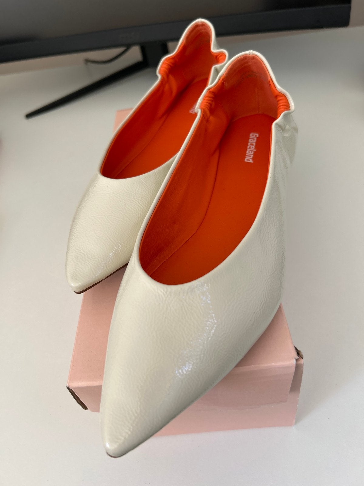 Nieuwe Graceland Ballerina's - Ideaal als bruidsschoen, Ophalen of Verzenden, Nieuw, Wit, Ballerina's