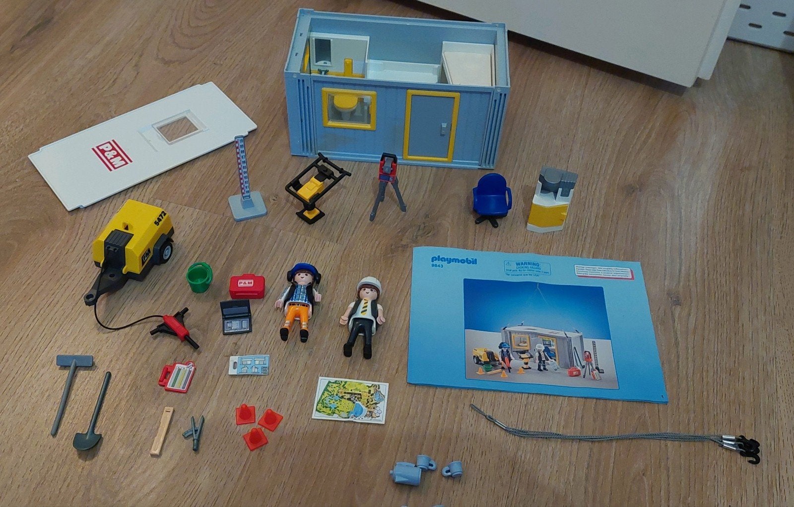 playmobil plus 9843 bouwkeet , compleet & nette staat, Kinderen en Baby's, Complete set, Overige typen, Ophalen of Verzenden, Zo goed als nieuw