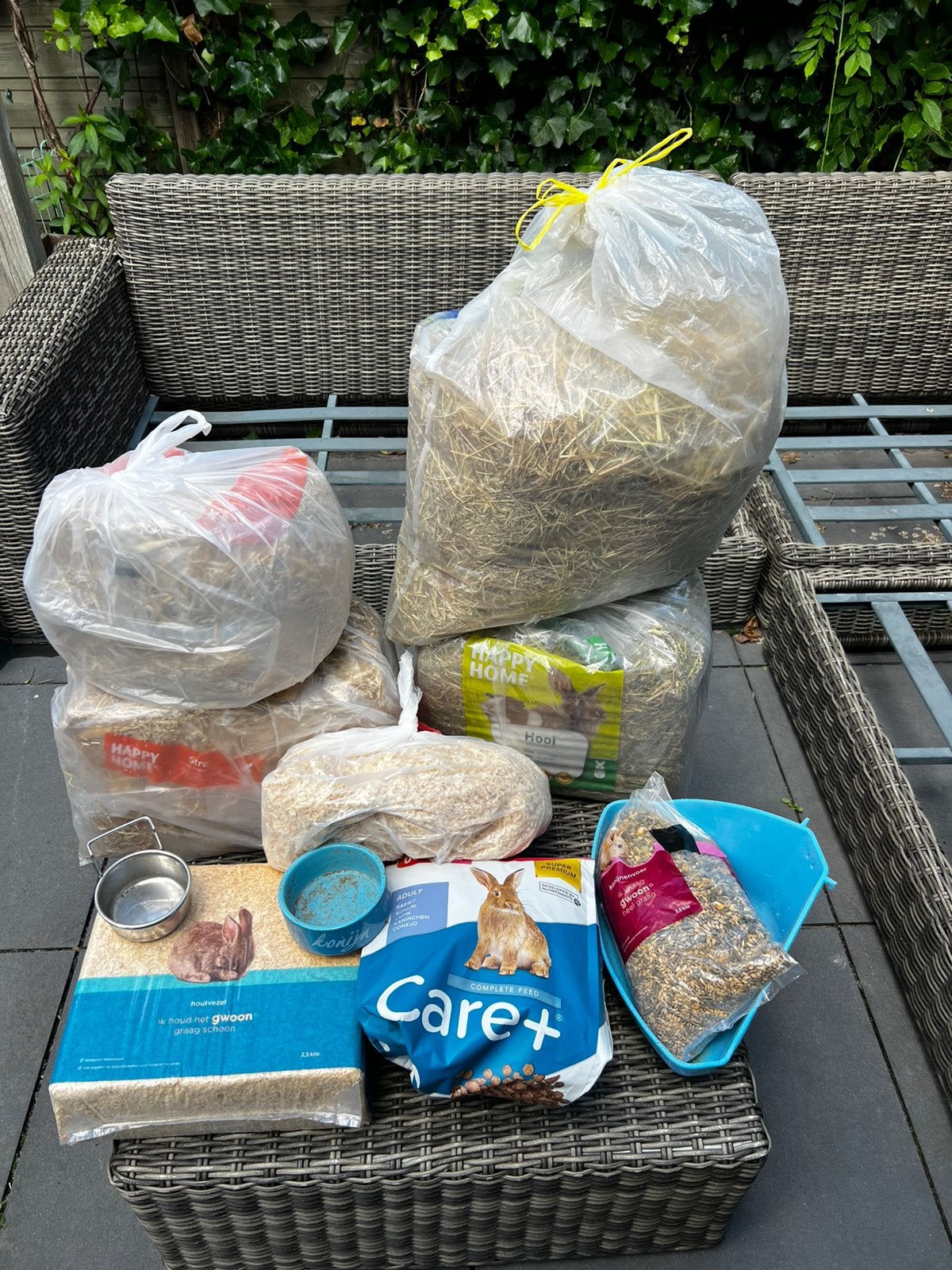 Stro hooi zaagsel konijnenvoer, konijnenren, Dieren en Toebehoren, Ophalen, Overige typen