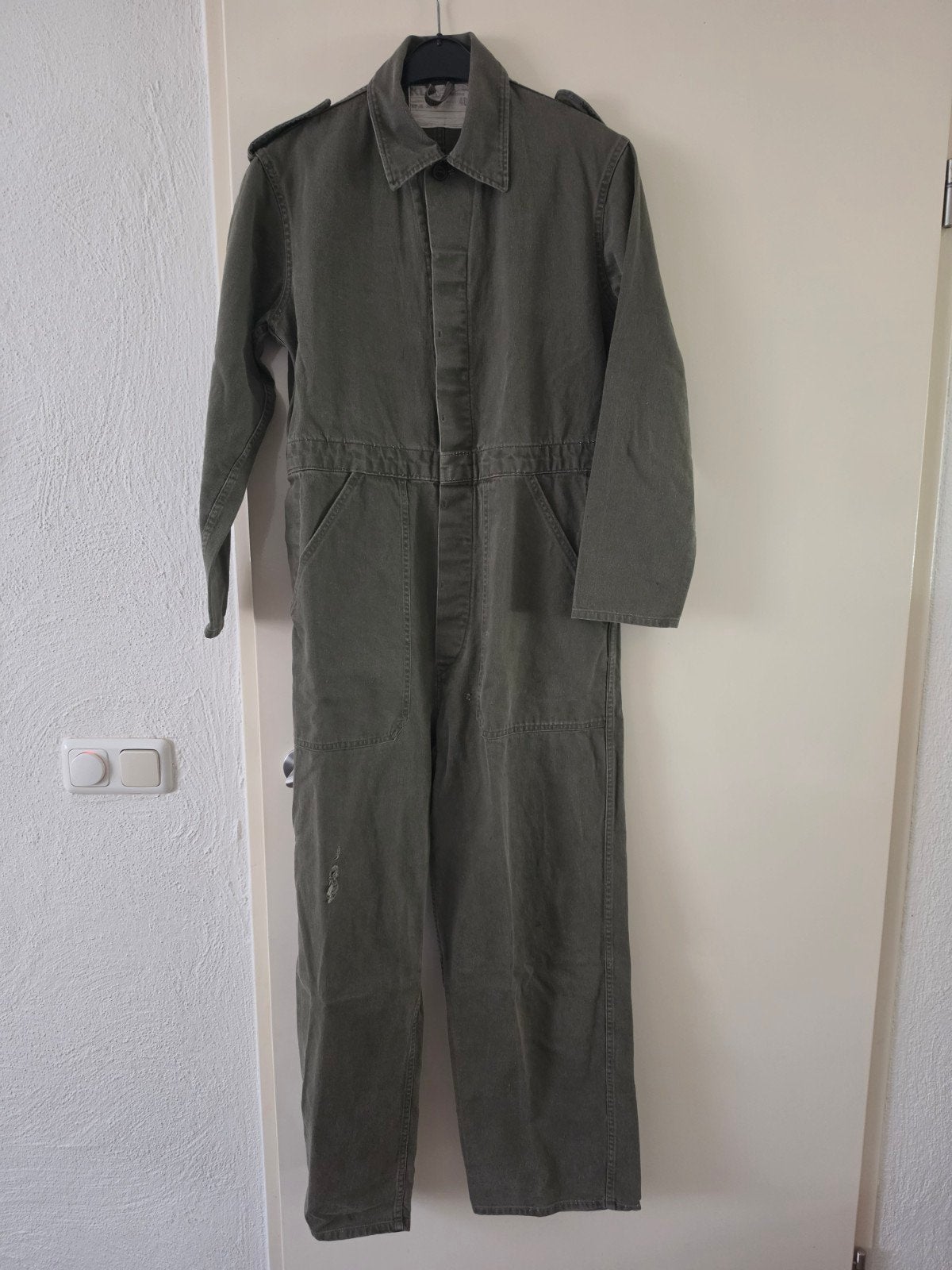 2x legerjas + 1x leger overall jaren 1977/1980, Verzamelen, Verzenden, Landmacht, Nederland, Kleding of Schoenen