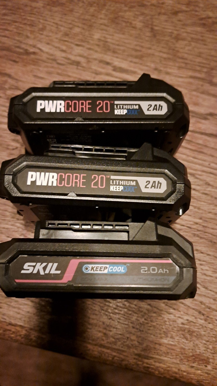 SKIL PWRCORE 20V 2.0Ah Accu's (3 stuks), Doe-het-zelf en Verbouw, Gereedschap | Boormachines, Ophalen of Verzenden, Nieuw, Minder dan 400 watt