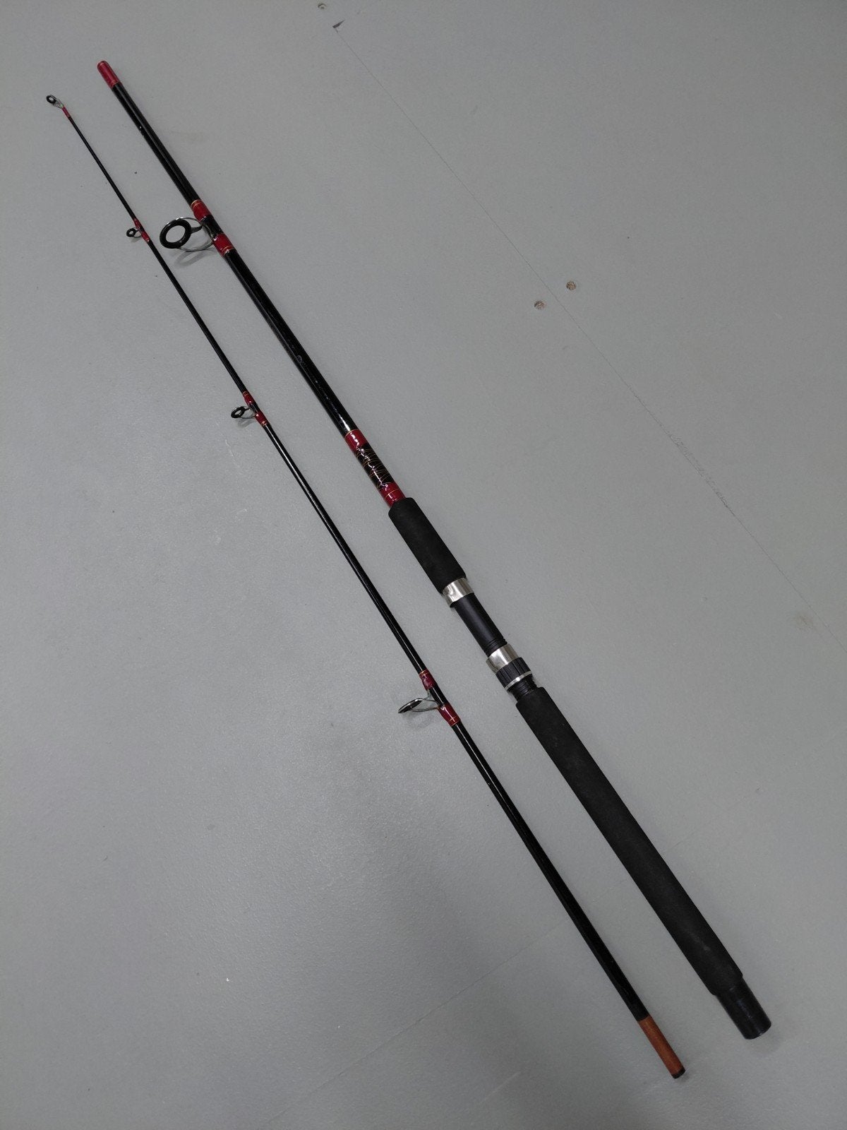 Shakespeare Super Cast spinning rod 2.40m 2del. 15-40gr., Ophalen of Verzenden, Gebruikt, Werphengel
