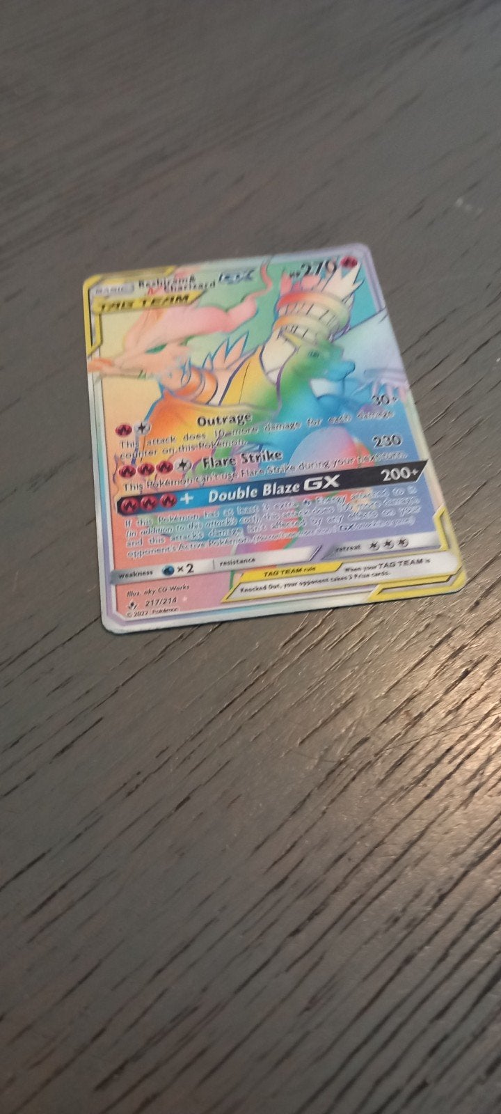 pokemonkaart Reshiram en Charizard, Ophalen of Verzenden
