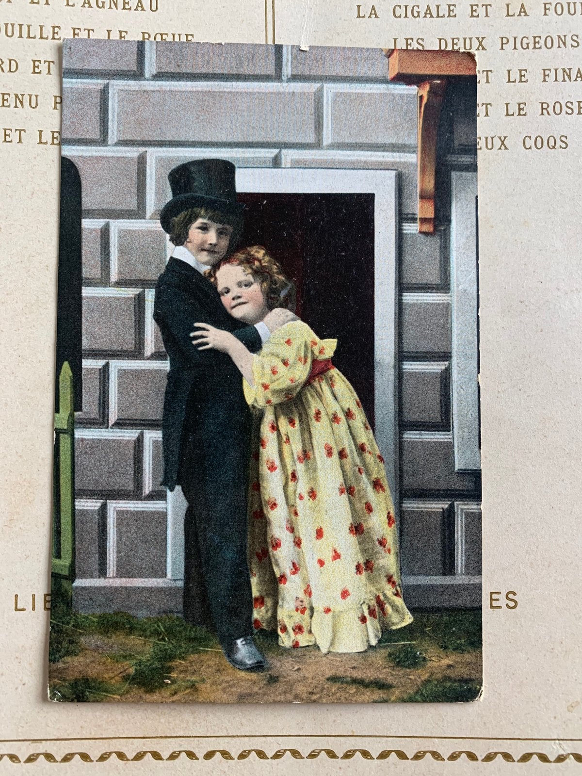 Pas getrouwd - kindjes (ME), Ophalen of Verzenden, Voor 1920, Ongelopen, Kinderen