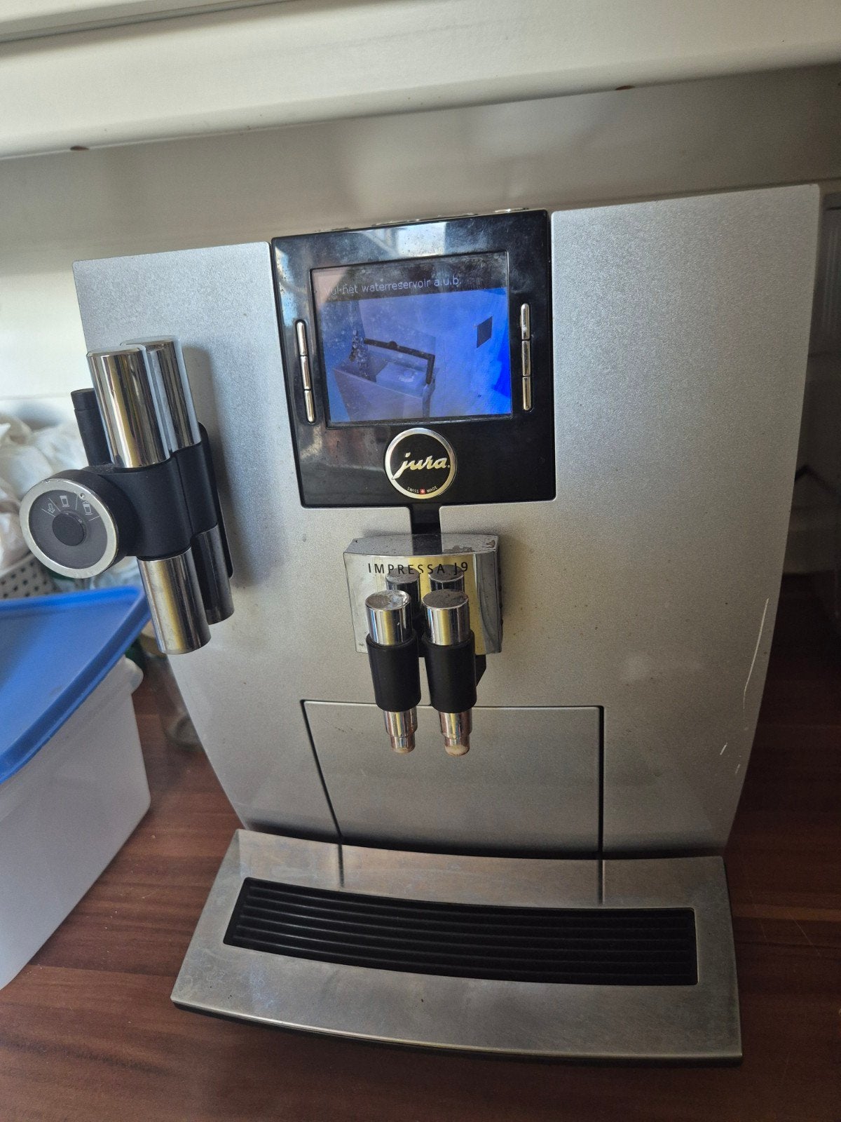 Jura j9.3 koffiezetapparaat, Ophalen, Koffiemachine
