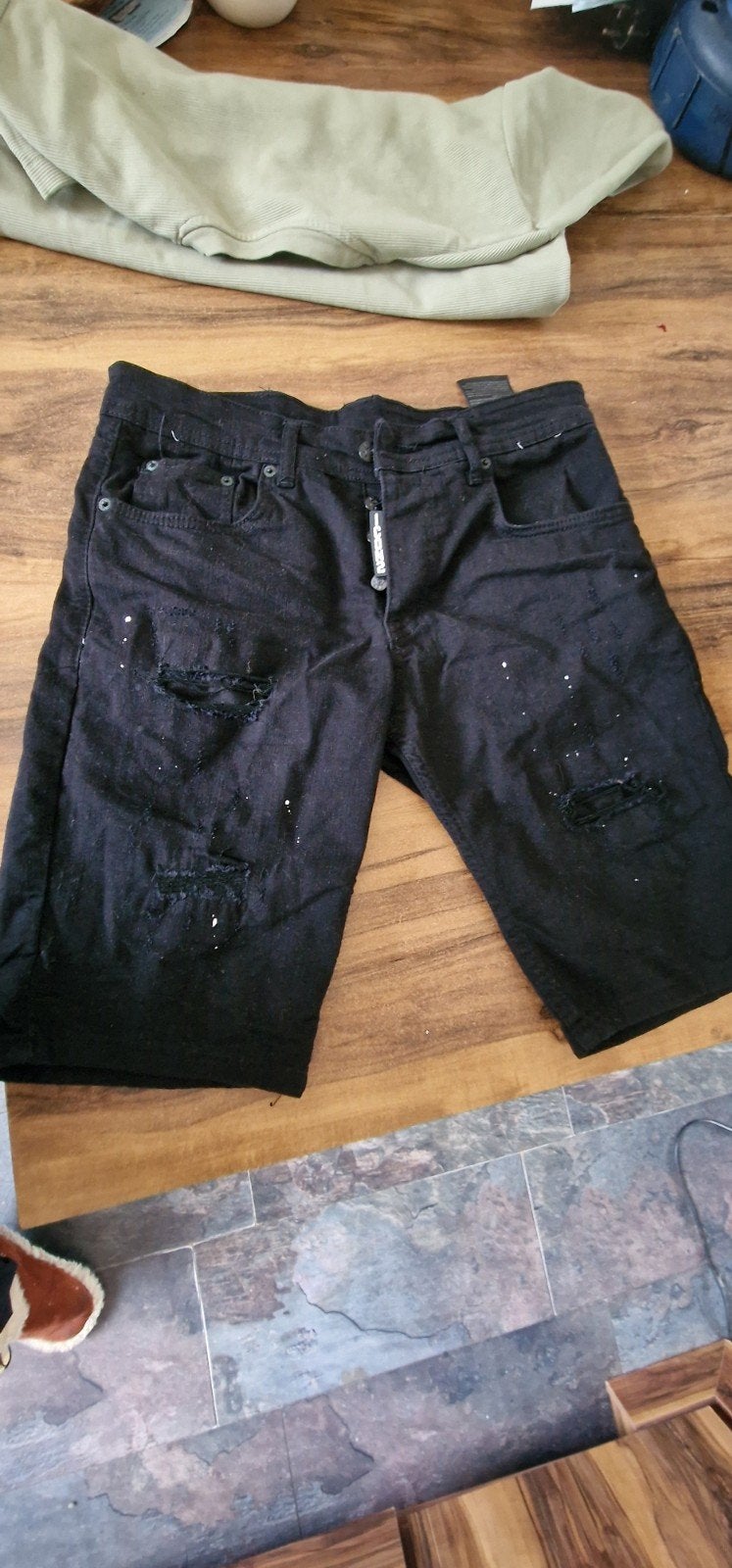 Korte Broek jongens maat 170, Kleding | Heren, Dsquared2, Zwart, Overige maten, Ophalen of Verzenden