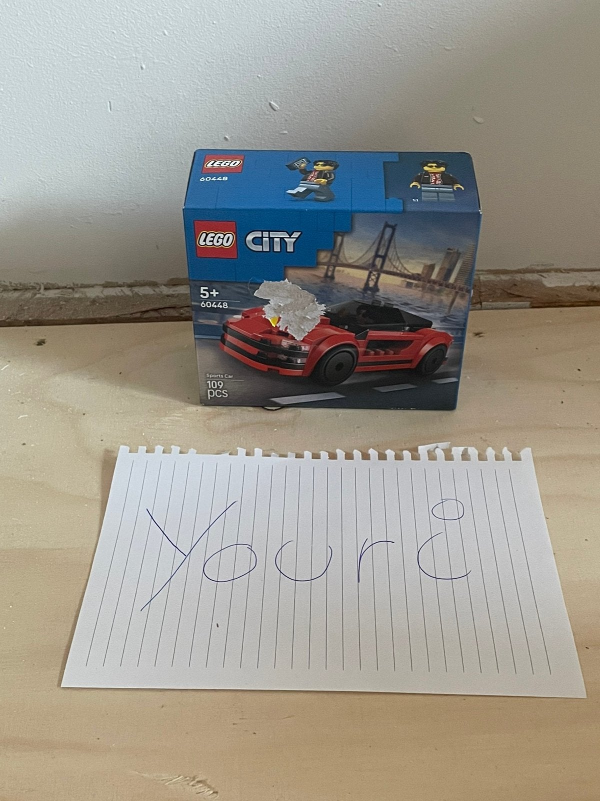 Lego 60448 city auto, nieuw in doos. 5 euro ps, City, Lego, Nieuw, Ophalen of Verzenden