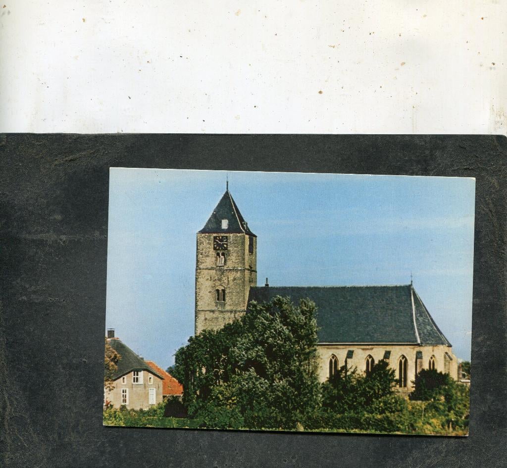 Ansicht Zalk - Ned. Herv. Kerk met Pastorie, Verzamelen, Ansichtkaarten | Nederland, Verzenden, 1980 tot heden, Ongelopen