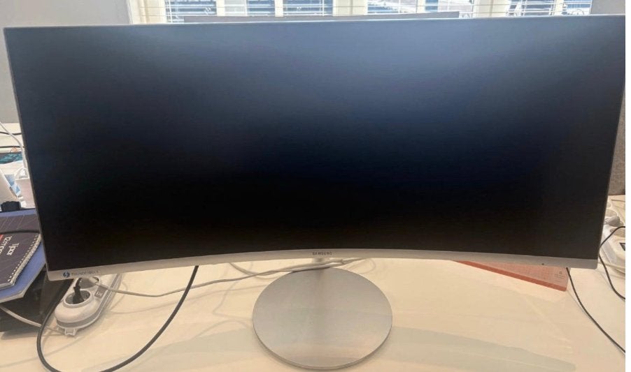 Samsung CJ791 34" Curved QLED Ultrawide 100Hz Thunderbolt 3, Computers en Software, 3 tot 5 ms, Curved, VA, Zo goed als nieuw