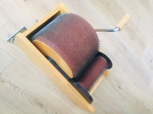 Louet kaardemolen aangeboden, Ophalen, Spinwol