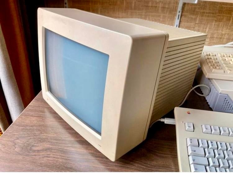 Vintage  Apple High-Resolution Monochrome Monitor M0400 1988, Ophalen, Apple