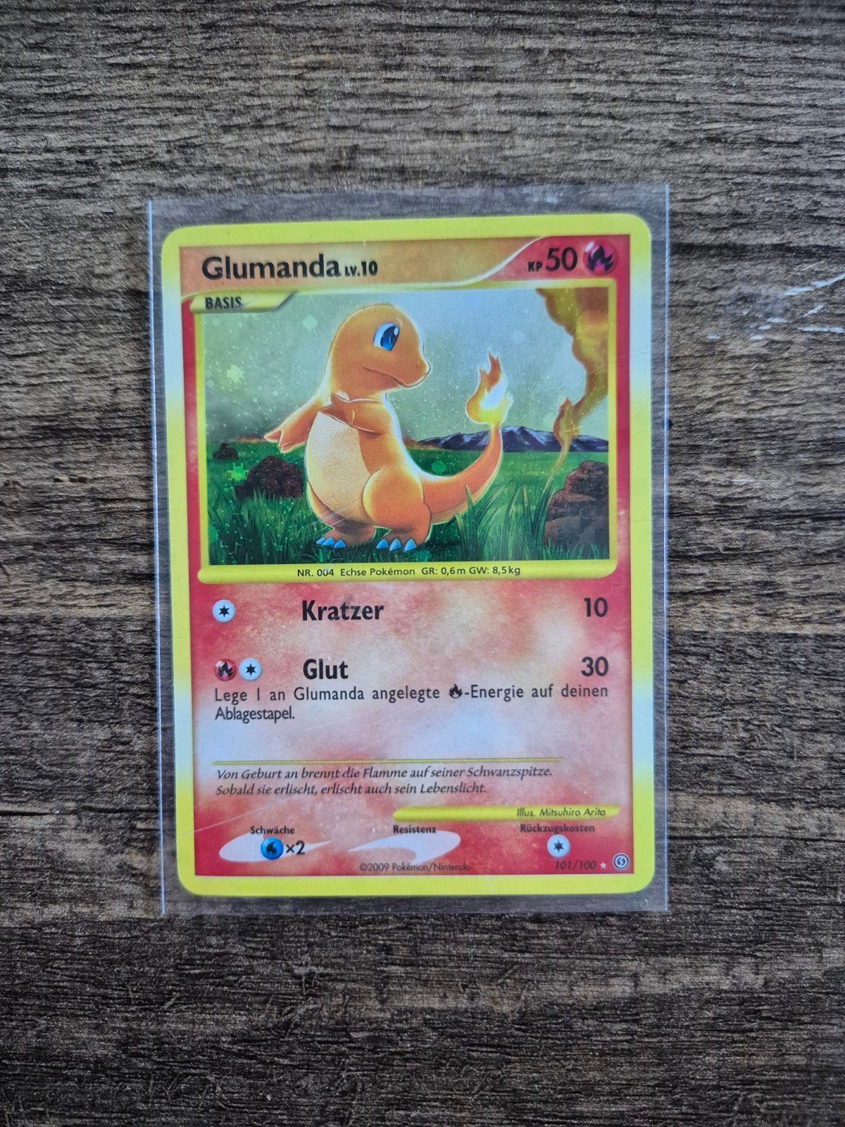 Duitstalige Charmander 101/100 stormfront, Ophalen of Verzenden, Zo goed als nieuw