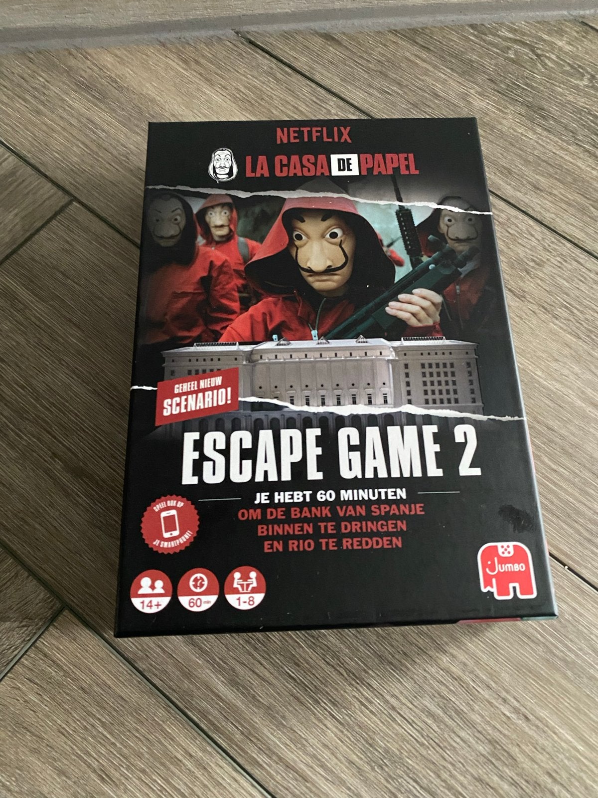 Netflix La Casa de Papel Escape Game 2 - Nieuw Spel, Een of twee spelers, Ophalen of Verzenden, Nieuw