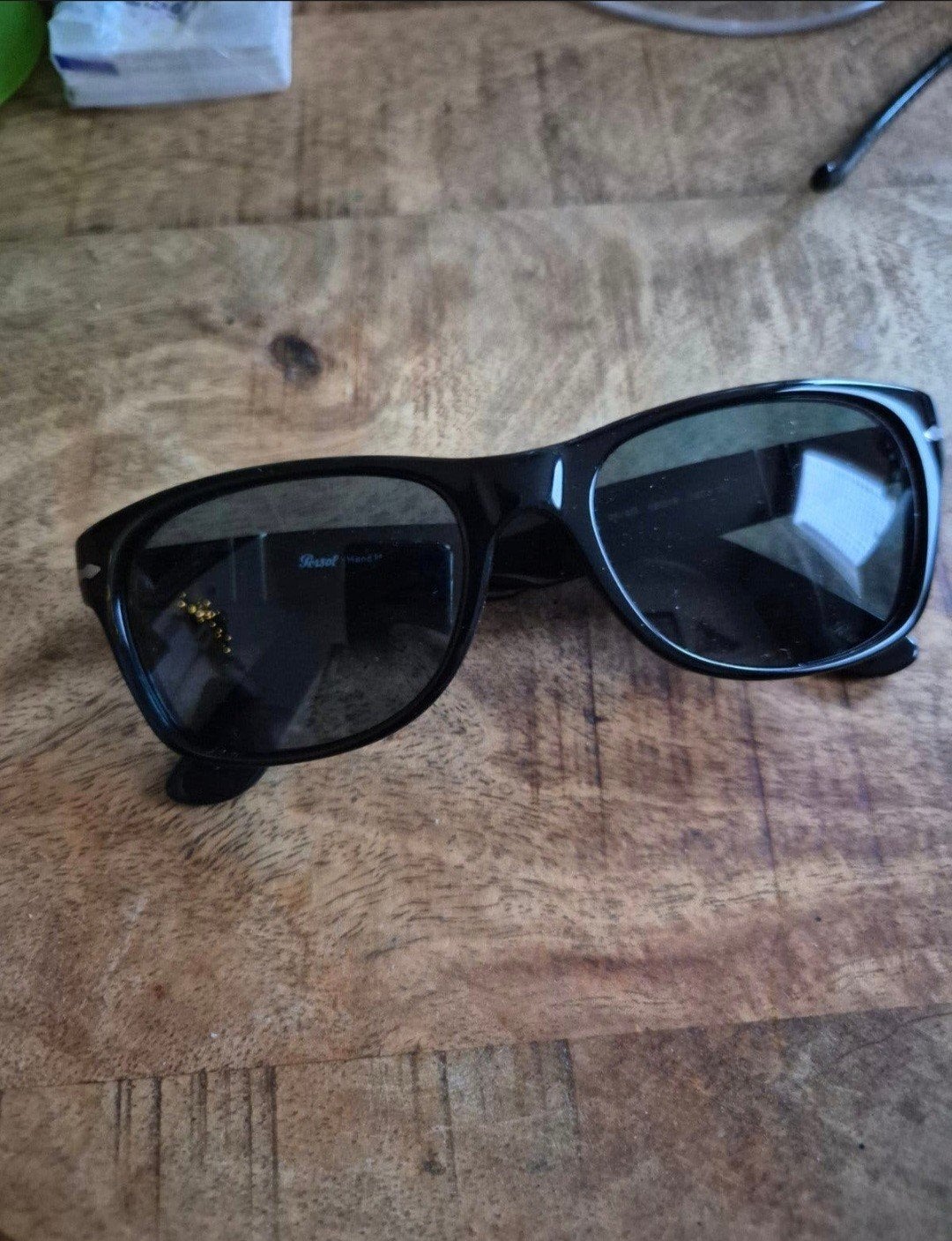 Persol Zonnebril - Zo goed als nieuw, Verzenden, Gebruikt, Zwart, Overige merken