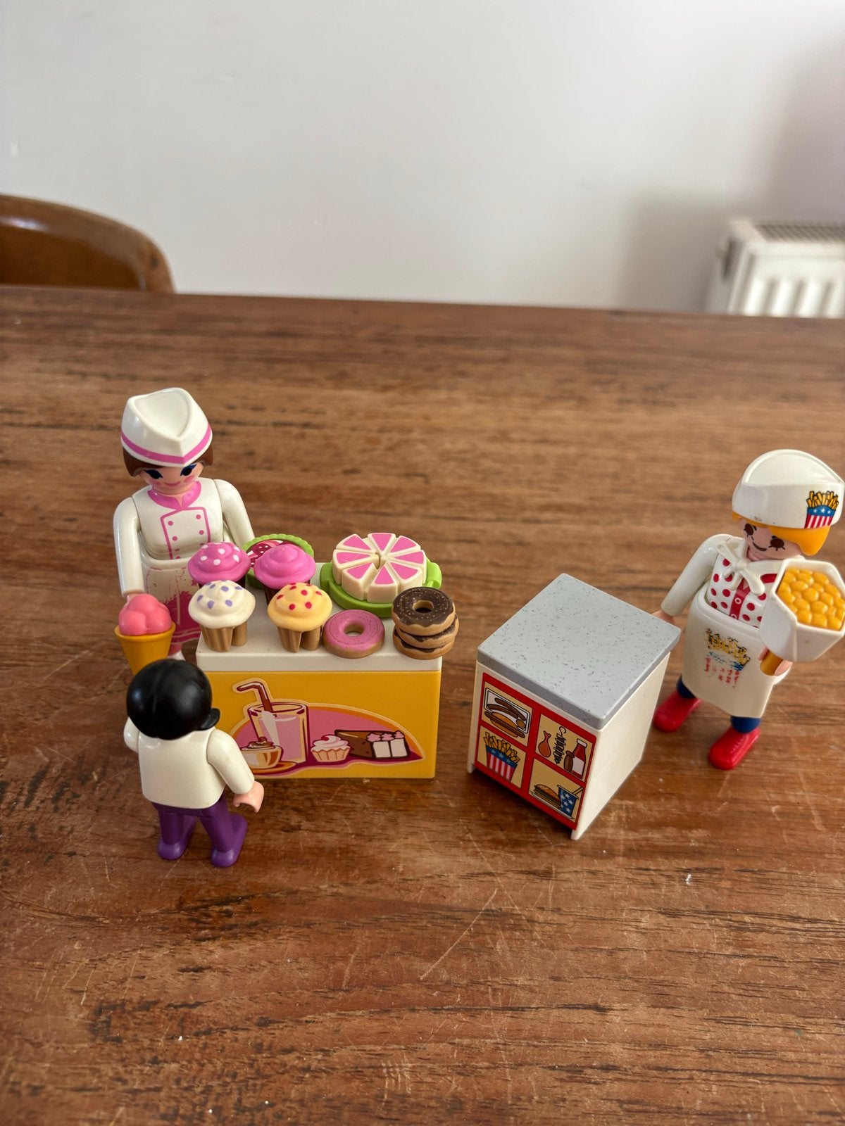 Playmobil Gebakskraam met Figuren en Accessoires, Gebruikt, Complete set, Overige typen, Ophalen of Verzenden