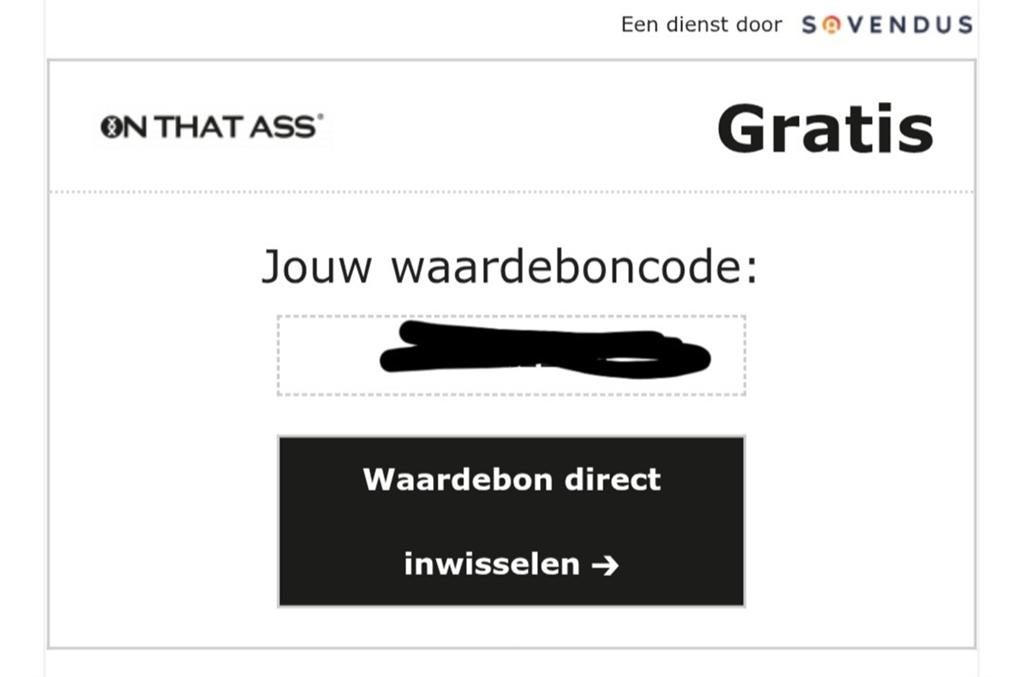 Waardebon, Eén persoon, Cadeaubon