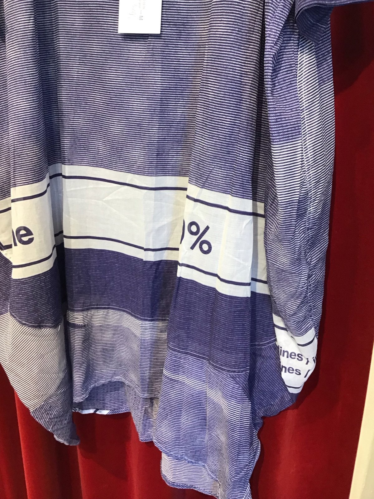 Rundholz Azurprint One Size Zomerjurk, Kleding | Dames, Jurken, Blauw, Maat 46/48 (XL) of groter, Nieuw, Ophalen of Verzenden