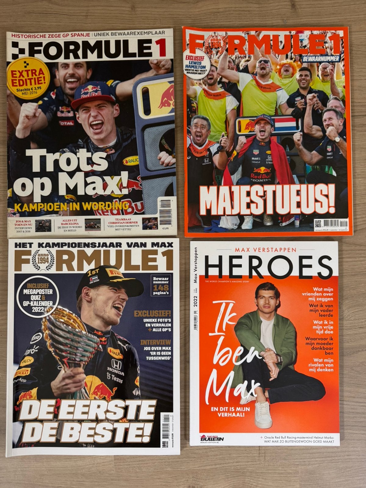 Formule 1 en Heroes tijdschriften Max Verstappen, Ophalen of Verzenden, Nieuw, Formule 1