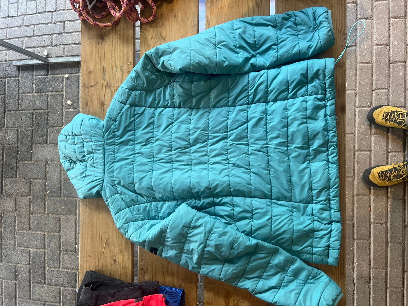Gewatteerd jack Forclaz, dames maat L, Ophalen of Verzenden, Gebruikt, Kleding