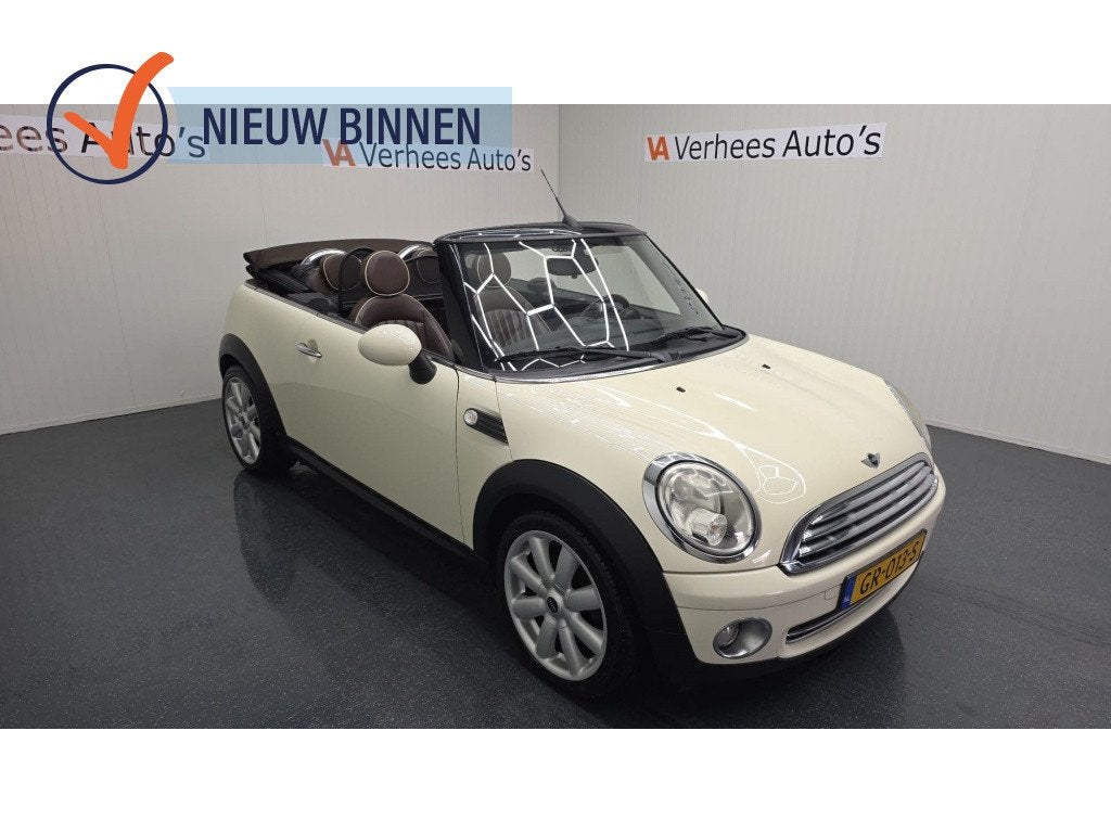 MINI Cabrio 1.6 Cooper (bj 2010), Gebruikt, 4 cilinders, Cabriolet, 4 stoelen