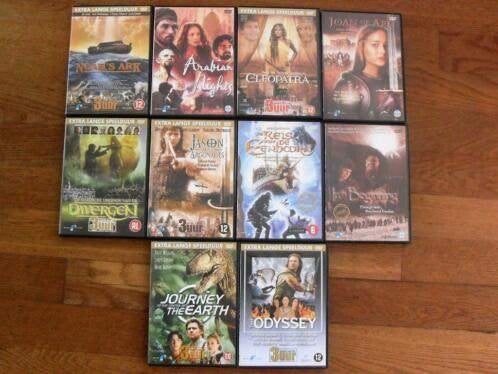 10 mini series op dvd Jason and the Argonauts Joan of Arc, Vanaf 6 jaar, Ophalen of Verzenden, Zo goed als nieuw