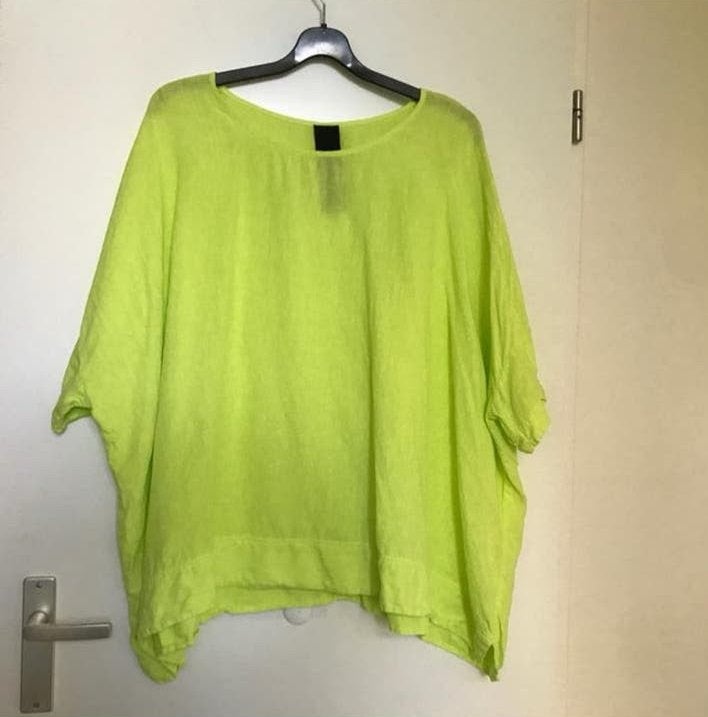 Rundholz linnen tuniek Sun, Ophalen, Zo goed als nieuw, Maat 42/44 (L), Geel