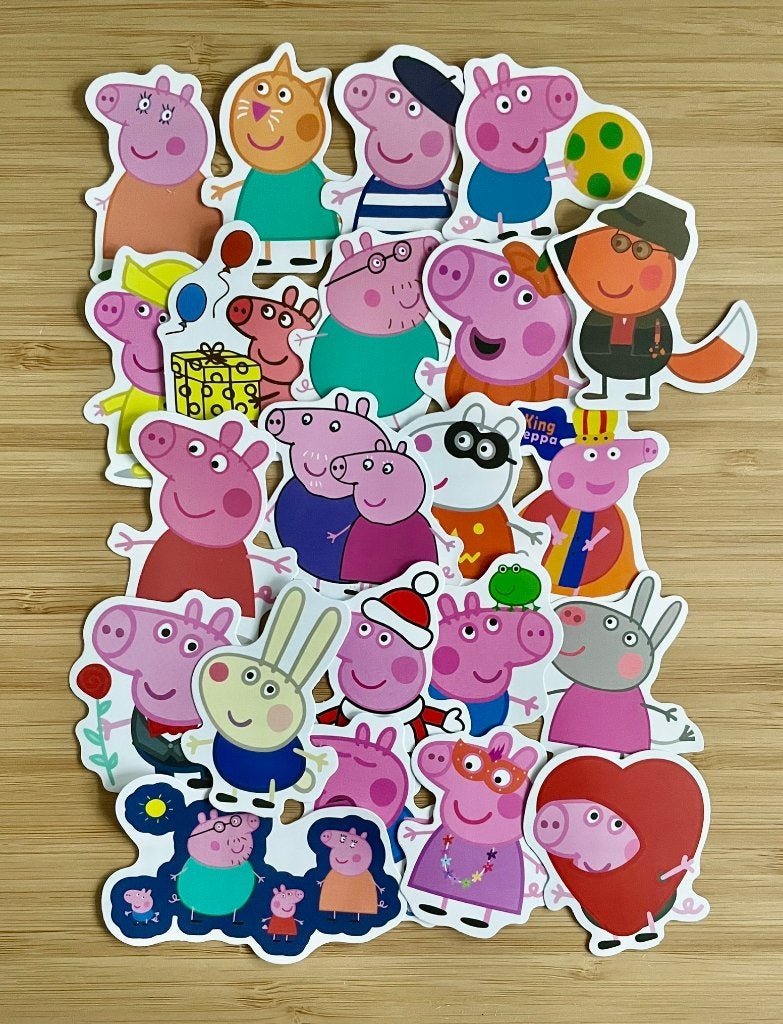Peppa Big tekenfilm serie stickers, Verzenden, Nieuw, Meerdere stickers