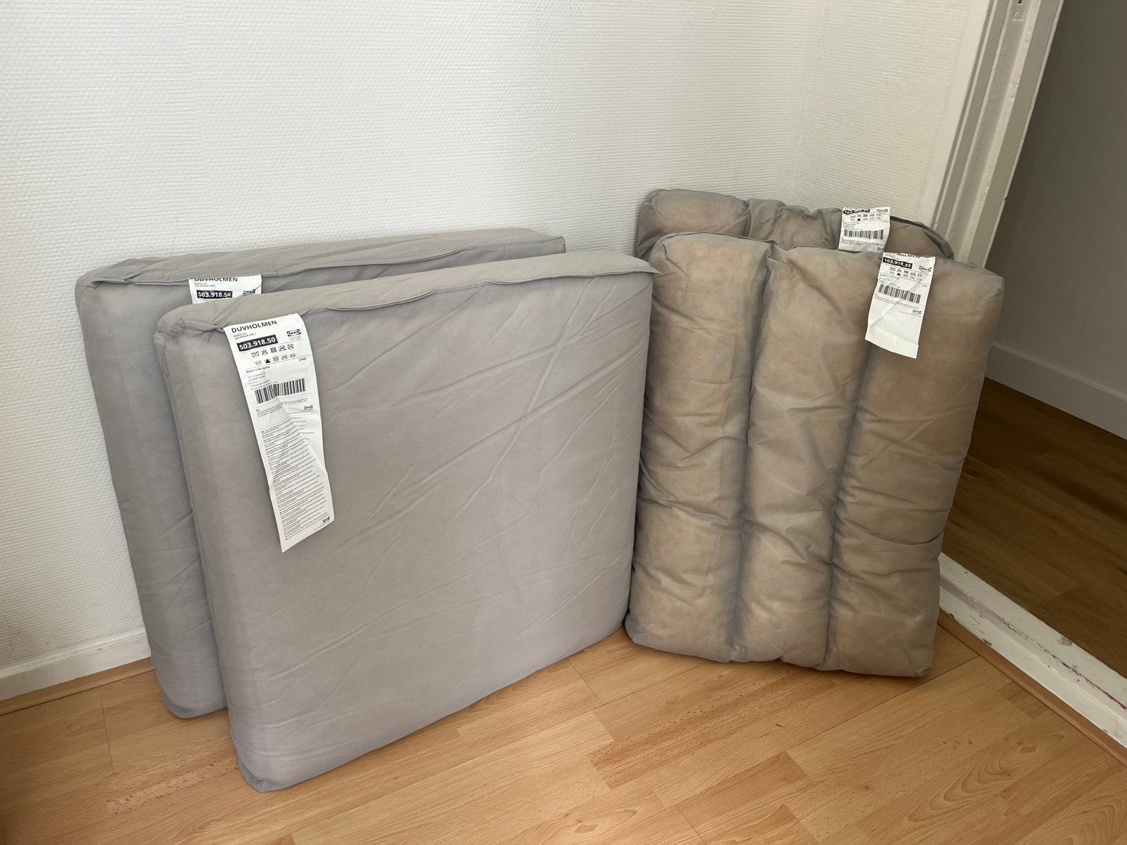 IKEA DUVHOLMEN kussens, Tuin en Terras, Ophalen, Zo goed als nieuw, 2 zitplaatsen