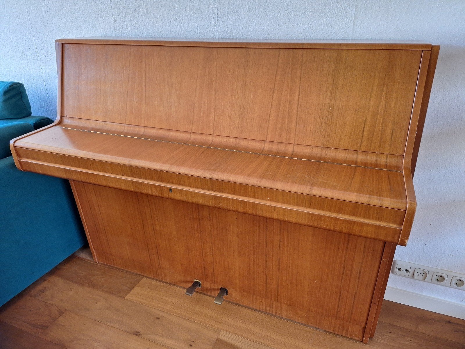 Feurich piano, Ophalen, Gebruikt, Bruin, Piano