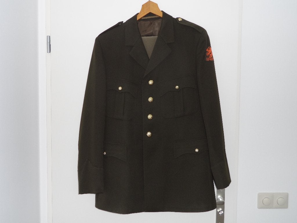 Jas + broek dagelijks tenue (DT),Service dress (DT-jas), Ophalen of Verzenden, Landmacht, Nederland