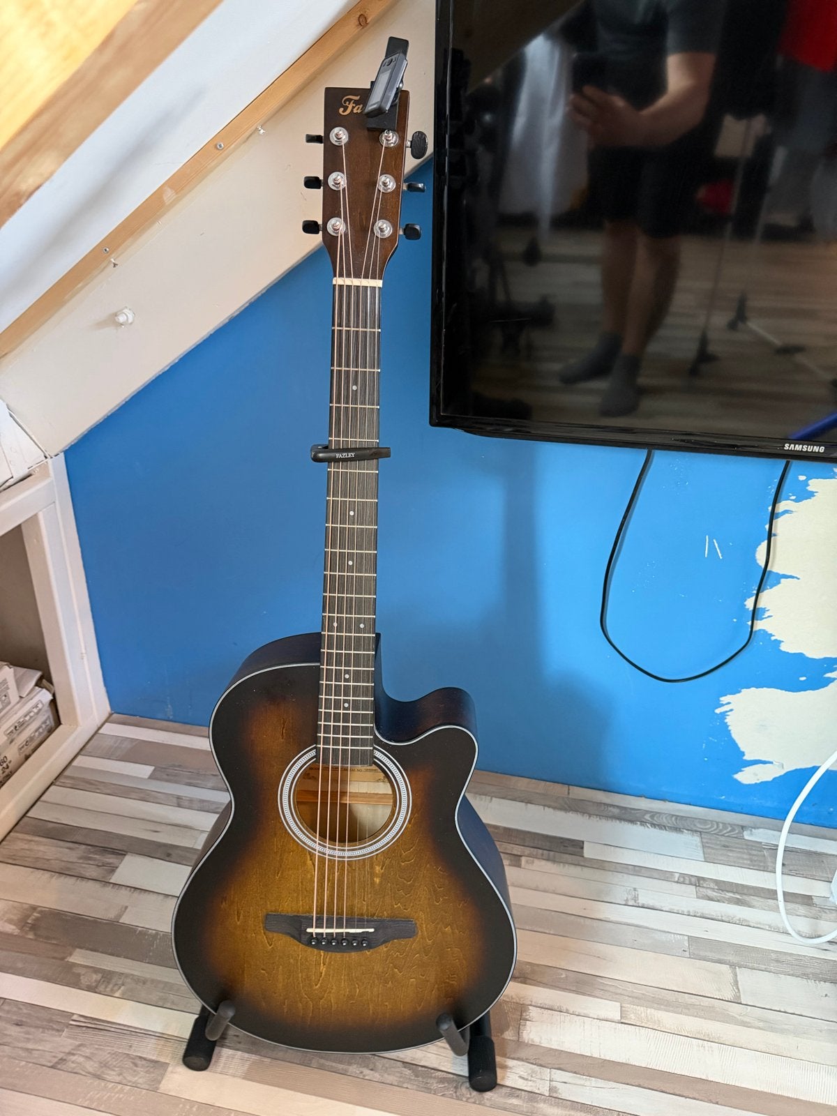 Leuke beginner gitaar - Ideaal voor startende gitaristen, Ophalen, Gebruikt, Western- of Steelstringgitaar