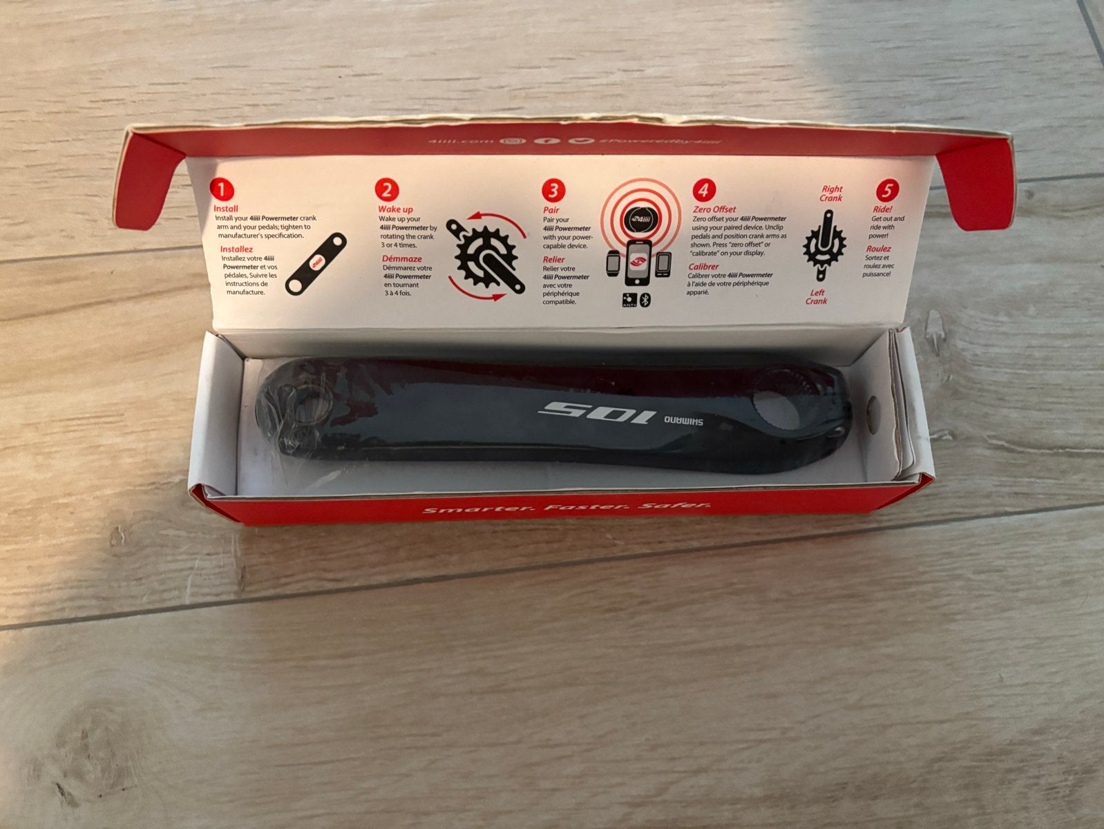 4iiii Precision Powermeter Shimano 105 FC-R7000 172.5mm, Fietsen en Brommers, Fietsonderdelen, Crankstel of Pedalen, Ophalen of Verzenden