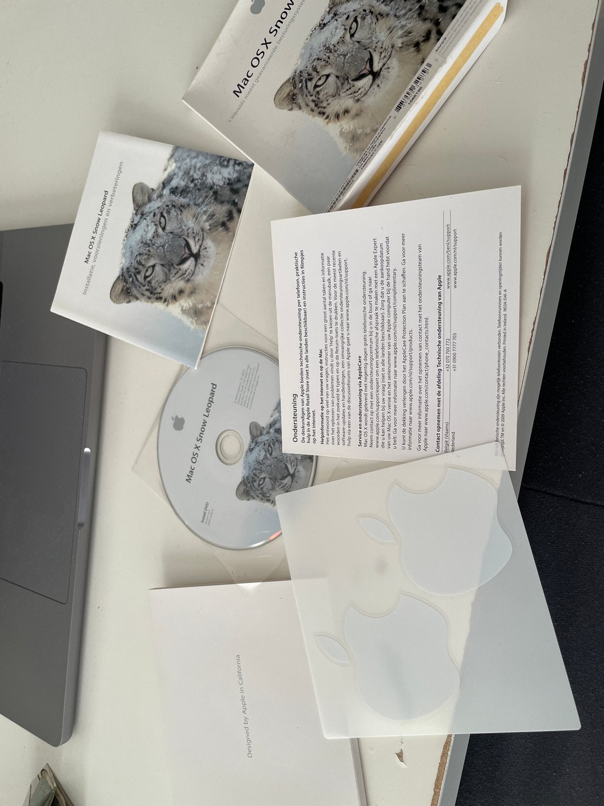 Apple Mac OS X Snow Leopard Installatie DVD en Boekjes, Computers en Software, Besturingssoftware, Ophalen of Verzenden, Zo goed als nieuw