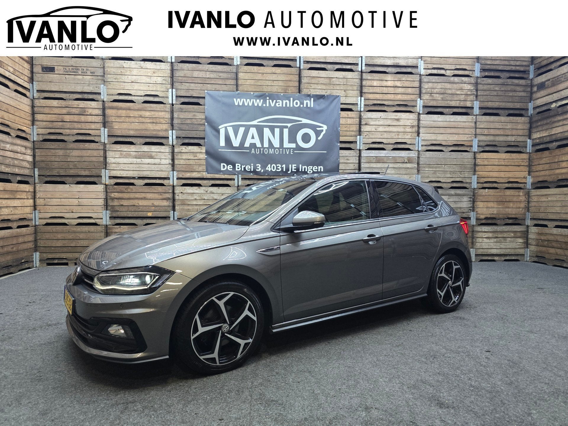Volkswagen Polo 1.0 TSI Highline Business R Pano Full Led VC, Gebruikt, 1095 kg, 49 €/maand, 3 cilinders