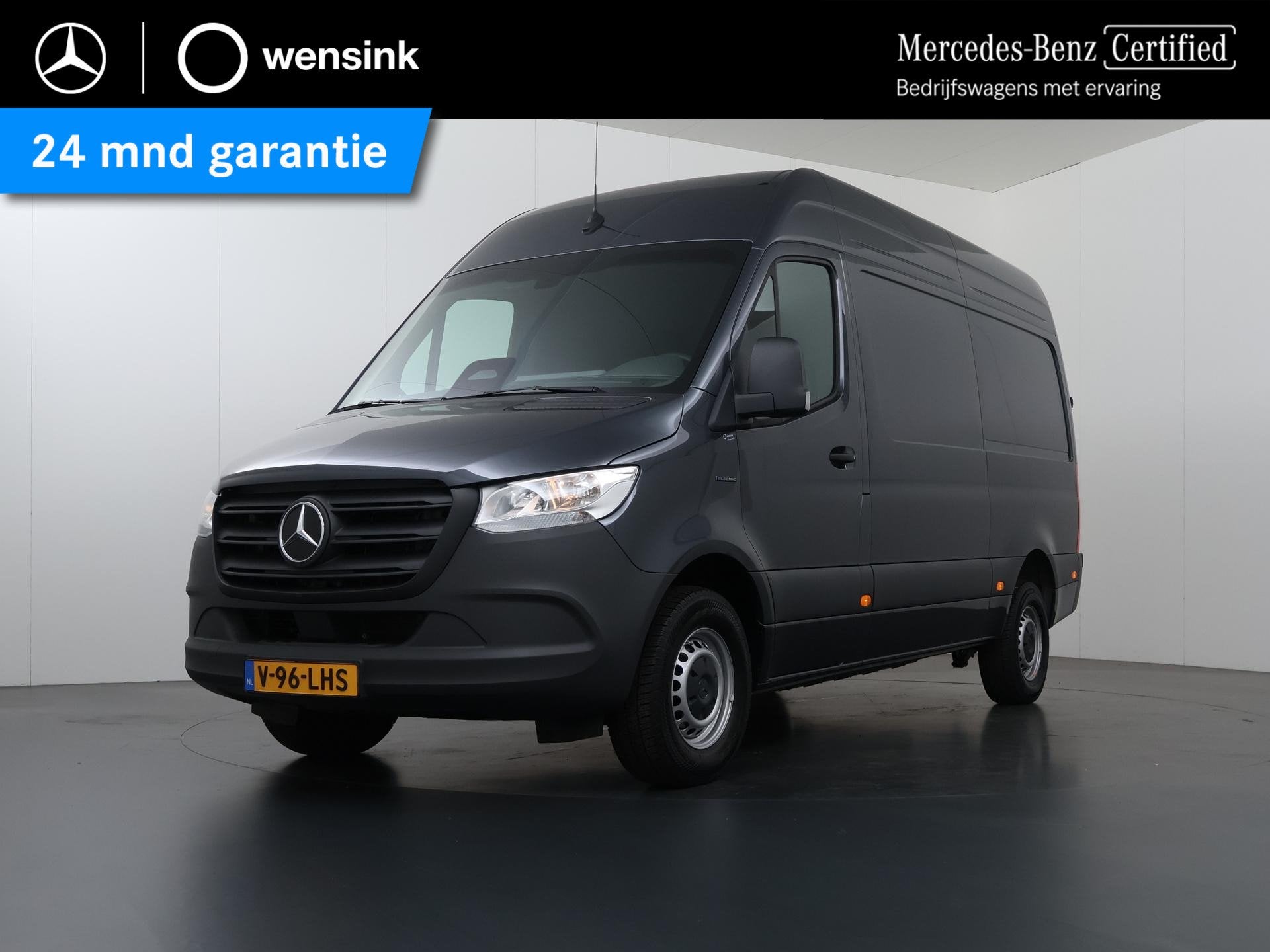 Mercedes-Benz eSprinter 314 | 81 KWH | L2 H2 | PRO TREKHAAK, Auto's, Automaat, 81 kWh, Gebruikt, Zwart