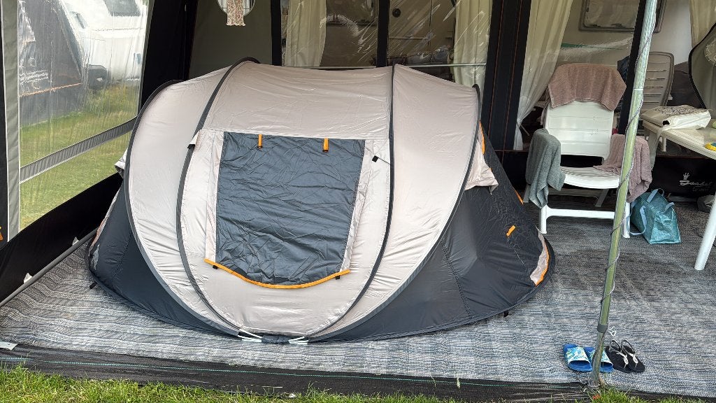 Pop up tent deryan, Caravans en Kamperen, Tenten, Ophalen, Nieuw, Tot en met 2