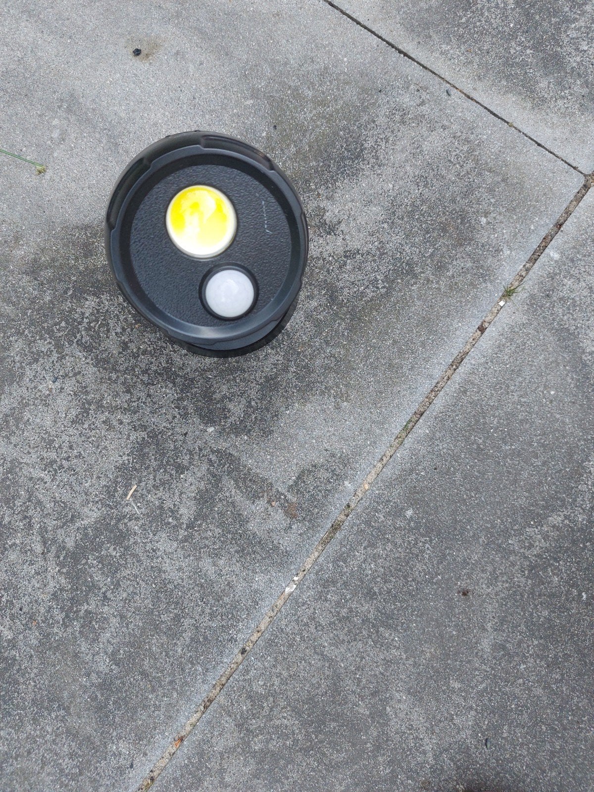 Gratis buitenlamp op sensor, Ophalen