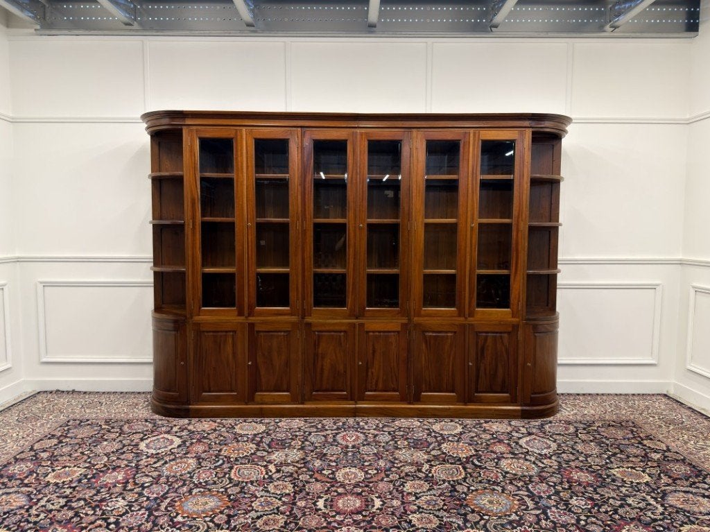 Grote Klassieke Engelse Boekenkast Kast, Antiek en Kunst, Ophalen of Verzenden